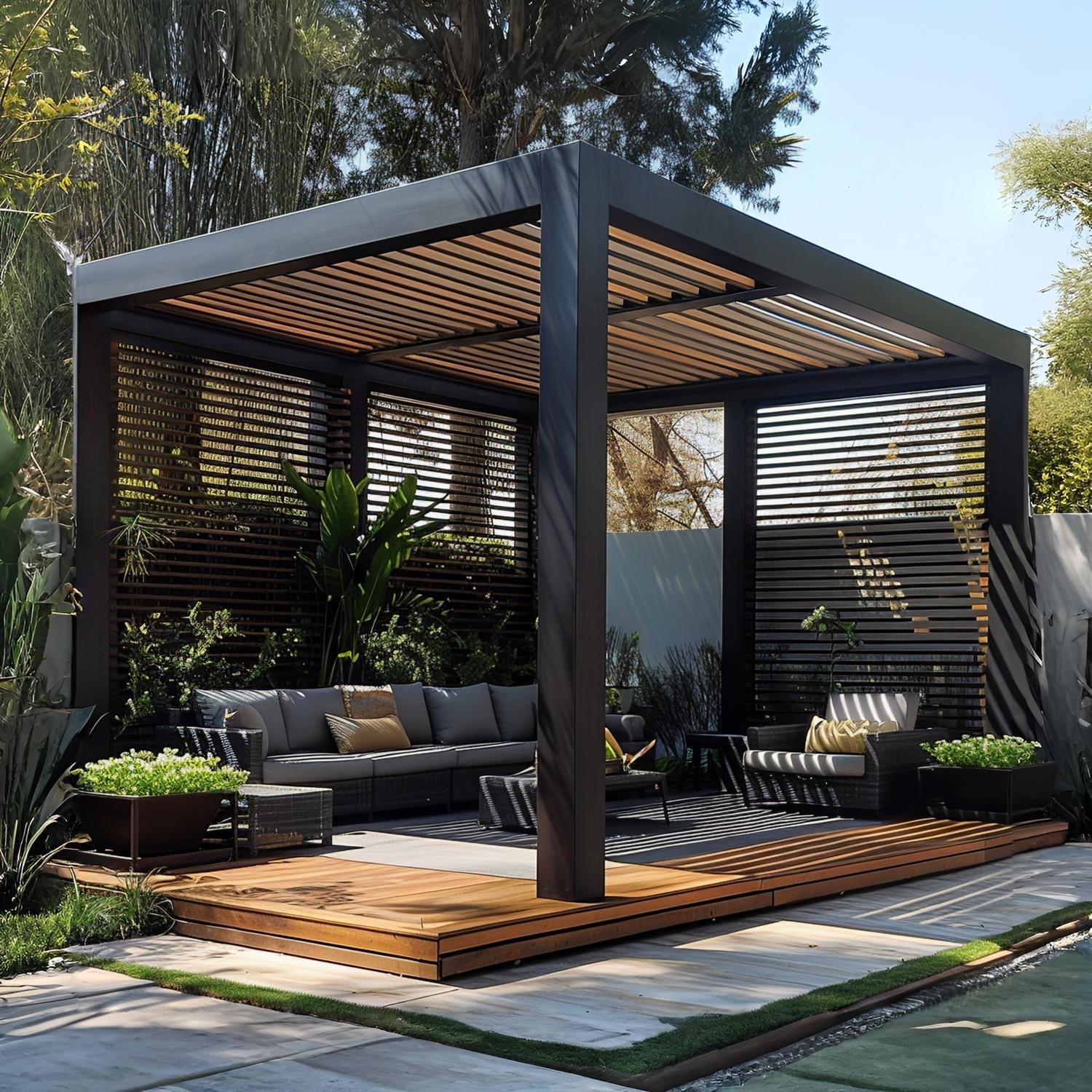 Aluminum Louvered Pergolas